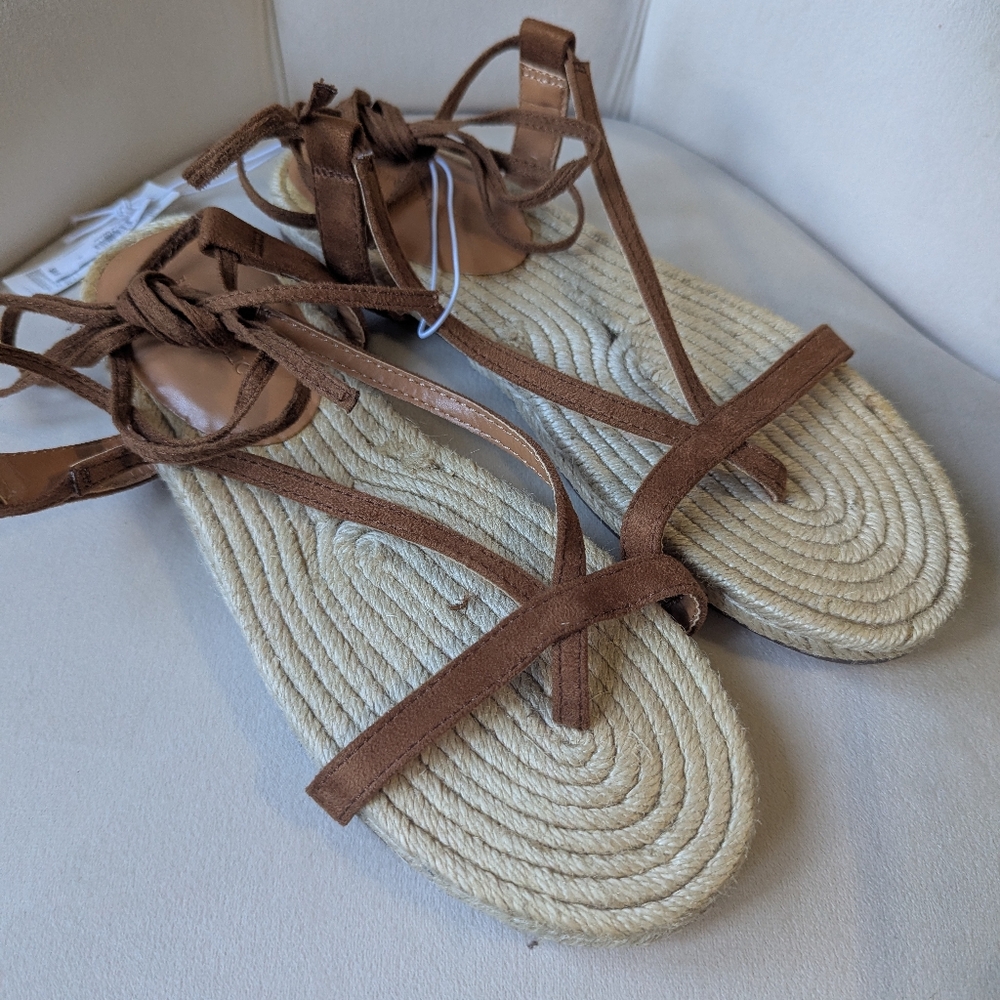 Banana Republic Brown Espadrille Flats